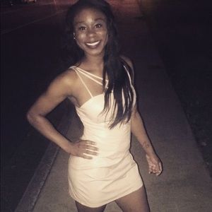 Night Out Creamy Light Pink Dress